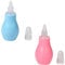Baby Nasensauger Manuell Nasenaspirator Nasal Reiniger für Neugeborene Kleinkinder Laufende Nase verstopfte Nasen Rosa & Blau