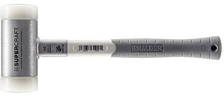 Supercraft Schonhammer, mit ergonomisch geformtem, rutsch- und bruchsicherem 3-Komponentenstiel | D=60 mm | 3399.060