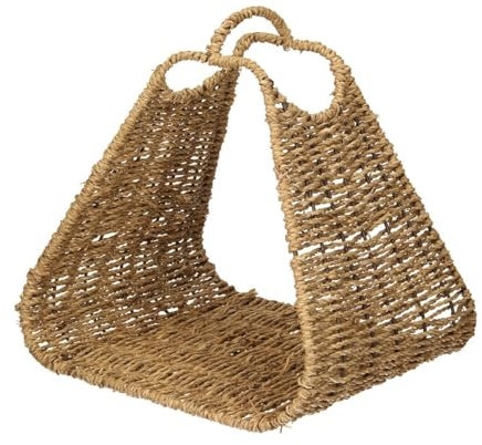Panier porte-revues Beris jonc de mer 34x29cm