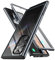 SUPCASE Edge XT Series Case for Samsung Galaxy S23 Ultra 5G (2023), Slim Frame Clear Protective Case with Built-in Screen Protector (Black)