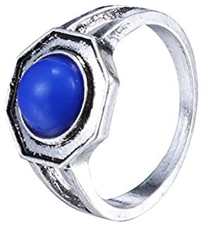 Zaky The Vampire Cosplay Schmuck Katherine Halskette Ringe Verschiedene Sets Vampir Elena Gilbert Öffnung Eisenkraut Medaillon Anhänger Halskette (M)