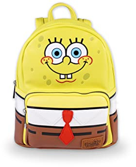 SpongeBob SquarePants Sponge Bob Square Pants Cosplay Mini 25,4 cm Rucksack Damen Mode Rucksack Tasche
