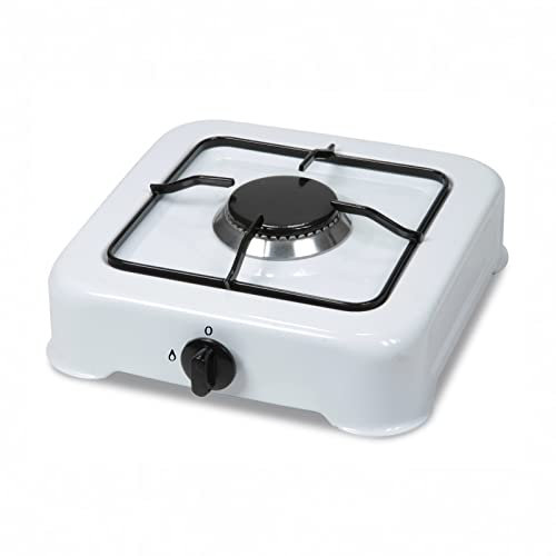 La zappa Fornello a gas da campeggio 1 fuoco fiamma regolabile attacco bombola GPL