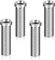 ZIOYA Kitchen Sink Drain Screws, 4 x 45mm Stainless Steel Screws for Sink Basket, Hollow Screws for Sink Strainer, Fixing Accessories for Kitchen Sink (Silver)