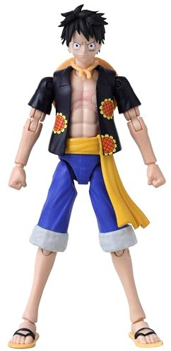 BANDAI – Anime Heroes – One Piece – Anime Heroes Figur 17 cm – Monkey D. Ruffy Dressrosa - 37007