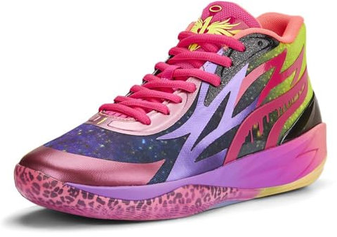 PUMA Mens Mb.02 Be You Scarpe Da Pallacanestro - Viola, Rosa, 10.5