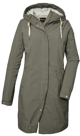G.I.G.A. DX Damen Softshell Parka mit Kapuze/Outdoorjacke GS 16 WMN SFTSHLL PRK, helloliv, 46, 41449-000