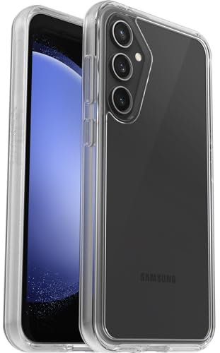 OtterBox Simmetry Clear Case per Samsung Galaxy S23 FE,custodia protettiva antiurto,testata per resistere a 3 volte il numero di cadute secondo gli standard militari,Trasparente, Senza Retail Package