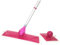 Aqua Laser Wischmopp - Bodenwischer mit flexiblem rotierendem Wischkopf - rosa