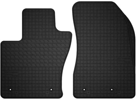 Wielganizator Automatten-Set – Passend für Jeep Renegade (2014-2018) – Gummimatten – Autozubehör – Auto Fußmatten – 2-teilig – Schwarz