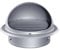 GEFONG Round Stainless Steel Louvered Wall Ventilation Grille 8 inch 200 mm with Anti-Insect Mesh for Ceiling Extractor Fan Bathroom Air Vent Cover Tumble Dryer Cooker Hood Ducting Silver-Gray 1 pc