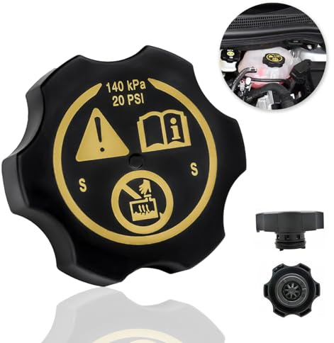 13502353 Radiator Expansion Water Tank Cap, Coolant Cap Tank Cover Lid Compatible with Vauxhall Opel Astra J K Corsa D E Insignia A B Zafira B Zafira Tourer C Mokka X Meriva B Adam 13598760 1305248