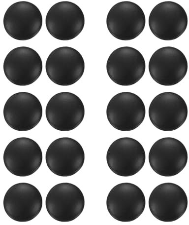 QUARKZMAN 10 Paar Brillenbügel überzug, 12mm Rund Silikon Ring Brillenhalter Ohr, Antirutsch Ohrhaken, Brillenbügel Spitzen für Brillen Sonnenbrillen Sportbrillen, Schwarz