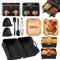 Moule Silicone Air Fryer, Accessoires Air Fryer pour COSORI CAF-R901-AEU 8,5L Dual Zone, Russell Hobbs 9L, Ninja Dual Zone Foodi AF400, Ninja Double Stack XL SL400 9,5L Accessoires Air Fryer