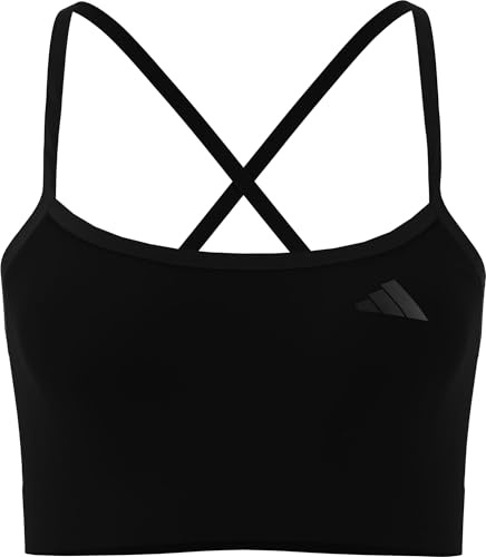 adidas Women's Workout Essentials leicht stützender Strick-BH