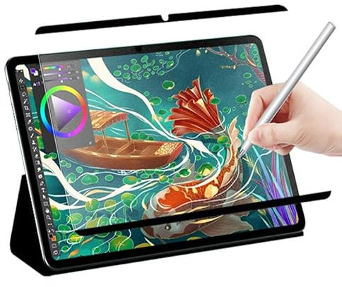 CHSTLS 2Pcs Paper-Feel Magnetic Screen Protector for Xiaomi Pad 6 Max 14 Inch 2023, Anti Glare & Detachable & Reusable Matte Film, Designed for Drawing, Writing