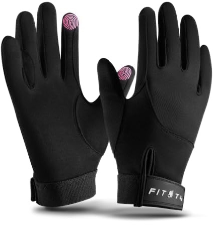 FitsT4 Sports Guanti da equitazione invernali da donna, unisex, per adulti, equitazione, sport