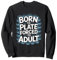 Né dans l'assiette, forcé à un microbiologiste adulte Sweatshirt