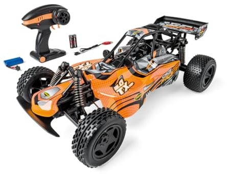 Carson 1:10 Cage Fighter 2.4GHz 100% RTR orange - RC Fahrzeug, Fahrzeug, Remote Control Car, Ferngesteuertes Auto, 100% Komplett Set, Spielzeug für Kinder, 20 km/h