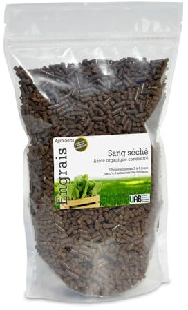 Sang séché, engrais azoté coup de fouet, gamme professionnelle - Sachet 1 kg