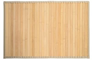 HERSIG - Alfombra de Bambu Natural | Alfombra Rectangular - 60 x 90 cm