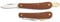 ALBAINOX - 01237. Navaja de injertar Albainox. Mango de madera. Acero Inoxidable. Hoja: 5.4 cm. Incluye púa. Herramienta para Caza, Pesca, Camping, Outdoor, Supervivencia y Bushcraft