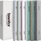 Teenitor 6pcs Professional Nail File and Buffer Set, 100/180/240 Grit Nail Files for Acrylic and Gel Nails, Emery Boards for Natural Nails, Nail Filer Manicure & Pedicure Tools & Accessories,Rectangle