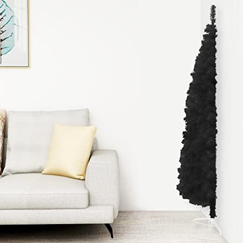WIFESE Albero di Natale nero, 150 cm, albero di Natale, decorazione natalizia, albero di Natale, albero di Natale, albero di Natale, piccolo albero di Natale