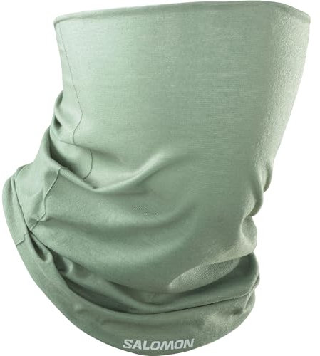Salomon Cross Unisex Halswärmer Trail Running Wandern MTB Lauf, Neues Material, Style, Trail Running Wandern MTB Laufz, Grün