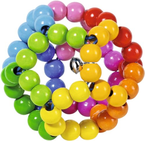 Goki Brand skallror. Elastisk boll modellboll