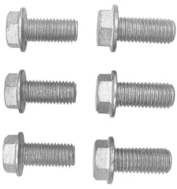 Lskioer Lot de 6 boulons de volant d'inertie et de plaque flexible, kit de boulons de volant d'inertie LS pour GM 11569956, pour moteurs LS 4,8 L, 5,3 L, 5,7 L, 6,0 L, 6,2 L LS1