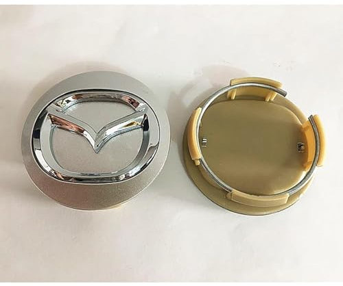 FURLOU 4 Stück Auto Nabenkappen für Mazda MX-5 Miata NA NB NC ND 1990-2019 2020 2021 2022 2023,Radnaben Ersatzrad Abdeckungen Felgendeckel Radnabenabdeckung Radmutterkappen Wasserdicht Felgen Zubehör