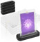 Sammelkarten Hüllen 4pcs 35PT für Pokemon Karten Hüllen Magnetic Toploader Card Holder Transparenter UV-Schutz mit 4pcs Ständer