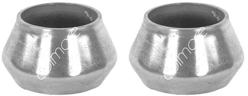 Deko Vase 2er Set Klein Silber Vintage 2er 13 cm