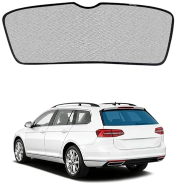Auto-Sonnenschutz für VW Passat B8 Variant (2016–2022) – Sonnenblende für die Heckscheibe aus atmungsaktivem Mesh | UV- & Hitzeschutz, Sichtschutz für Camping und Reisen