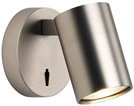 Astro Ascoli Single Switched Indoor Reading Light (Matt Nickel), GU10 LED Lamp, Designed in Britain - 1286011 - 3 Years Guarantee