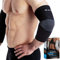 Mava Sports Recovery Compression Elbow Sleeve – Support for Workouts, Exercise Arthritis, Tendonitis, Tennis Elbow and Golfer's Elbow – Bamboo Carbon Fiber Athletic Elbow Compression Sleeve