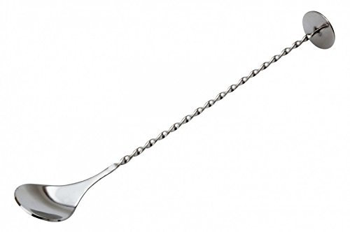 Kabalo Professional Stainless Steel Twisted Bar Cocktail Muddler Drinks Mixer Spoon Stirrer