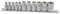 / Star Torx Douilles femelles 10pc 1/4 et 3/8 Drive E Sockets E4 - E18