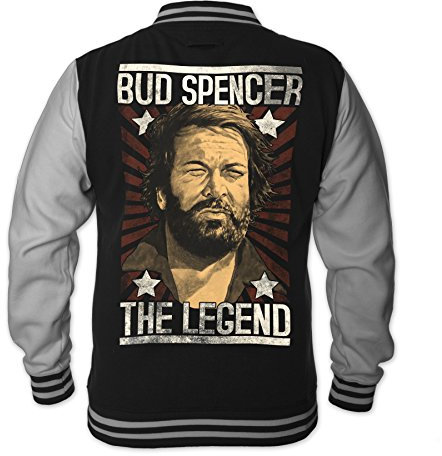 Bud Spencer Herren Legend College Jacket (schwarz) (XL)
