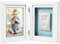 Pearhead Babyprints Newborn Baby Handprint and Footprint Desk Photo Frame & Impression Kit, Excellent Mothers Day, Baptism or Christening Gift, White