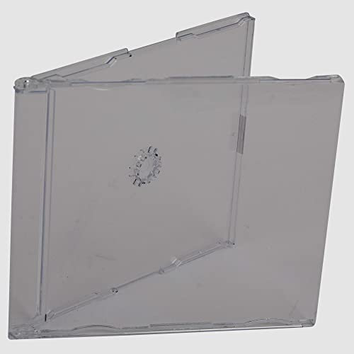 Klare CD-Hüllen, Maxi-Single, 6 mm Rücken, CD-Jewelcase von DragonTrading®, 5 Stück