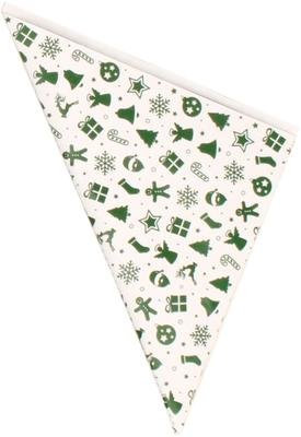 der-verpackungs-profi 1000 Spitztüten 19cm für 125g mit Motiv Weihnachten Papiertüten Tüten für Süssigkeiten (grün)