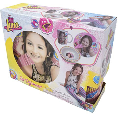 Soy Luna Frühstücks-Set 3-teilig Grau Ceramica