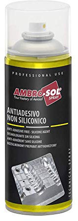Ambro-Sol - I251 Antiadhésif Non Silicone, Lubrifiant et Agent de Démoulage, Parfait pour Préparer les Matériaux Imprimés aux Étapes de Traitement Successives, Spray en Fer Blanc Recyclable 400 ml