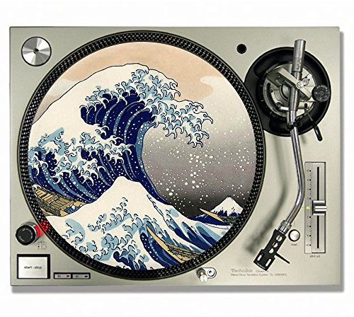 The Great Wave Off Kanagawa Hokusai DJ SLIPMATS/Turntable SLIP MATS - Vinyl (7inch)
