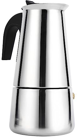 Máquina de café espresso de acero inoxidable, cafetera eléctrica Moka Pot, estufa rápida, 100 ml / 200 ml / 300 ml / 450 ml(300ml)