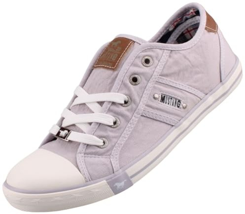 MUSTANG Damen Canvas Sneaker Flieder EU 40 Flieder EU 40