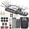 Nabance Bike Tool Kit Repair Kit Bicycle Multi Tool Tire Puncture Kits Patch Levers Tyre Spoons 16 in 1 Multifunction Tool Set with Bag for Mountain Bike Road Bikes