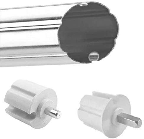 COPPIA CALOTTA PERNO TONDO + PERNO QUADRO PER RULLO TENDA DA SOLE da Ø 60 mm. e Ø 70 mm (Ø 70 mm.)